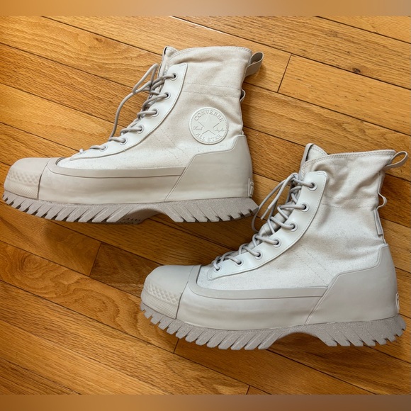 CONVERSE BOOTS CHUCK TAYLOR ALL STAR LUGGED 2.0 CC X-HI KHAKI / BONE MEN’S 12 - Picture 3 of 12